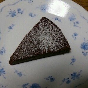 豆腐でノンオイル濃厚チョコレートケーキ 